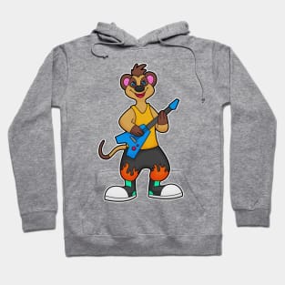 Meerkat as Musician with Guitar Hoodie